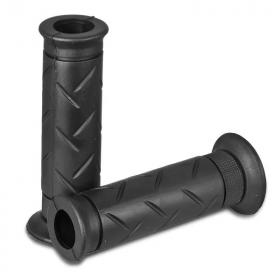 Manopla Biz 125 C/Furo Para Peso Preta